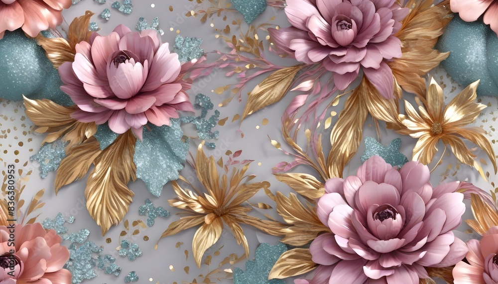 3d floral wallpaper pattern 3d floral wallpaper pattern