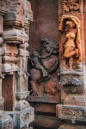 Mukteswara Temple, Muktesvara Temple, Temple City, Bhubaneswar, Odisha, India,Stone Carvings