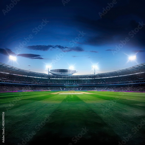 Sport cricket stadium. Cricket stadium background
