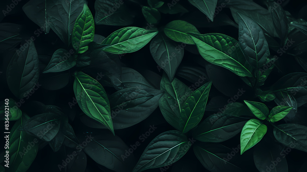 Close-up of green leaves Close-up of green leaves