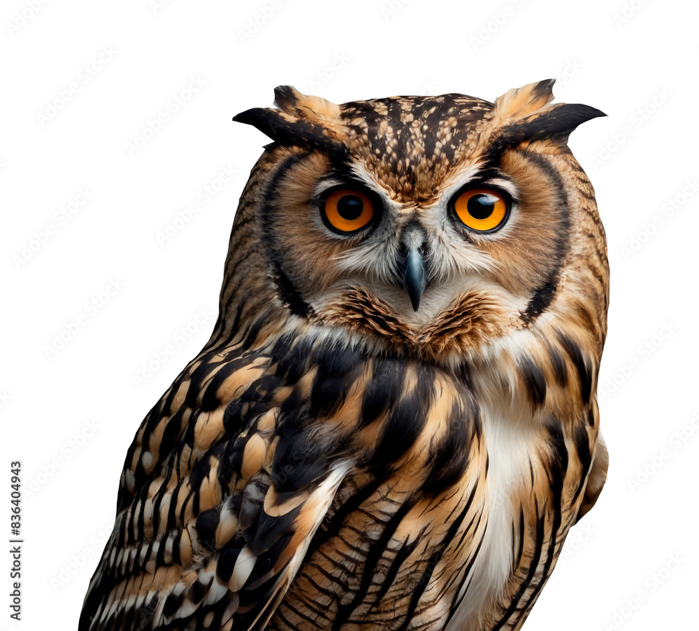 Fototapeta premium owl isolated on white background