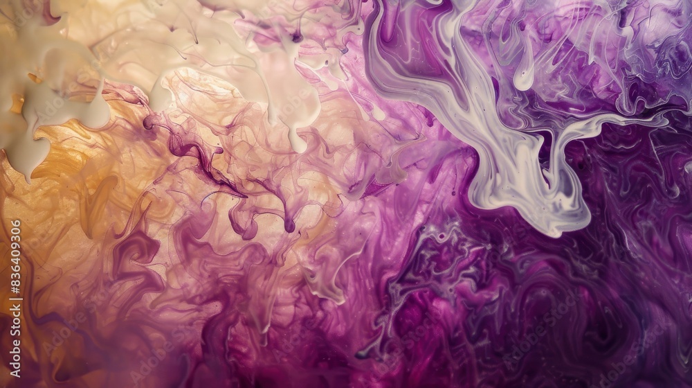 Hazel and mauve paint swirling, Ink Mystique, peaceful shimmer emanates from fluid currents, family album Hazel and mauve paint swirling, Ink Mystique, peaceful shimmer emanates from fluid currents, family album
