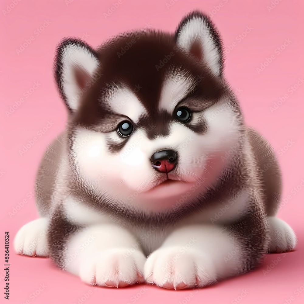 Fototapeta premium Husky Welpe