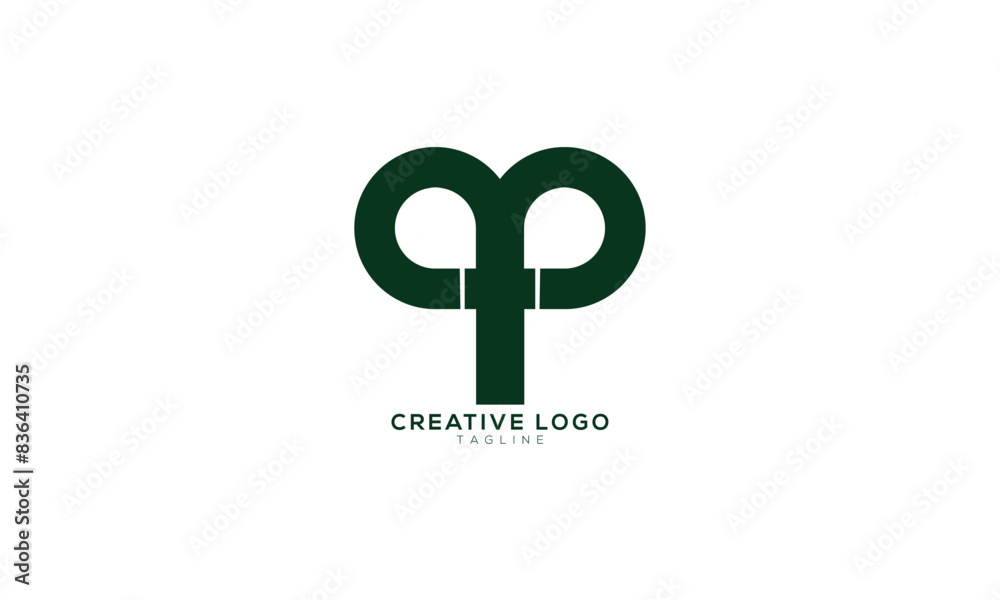 QP Abstract initial monogram letter alphabet logo design QP Abstract initial monogram letter alphabet logo design