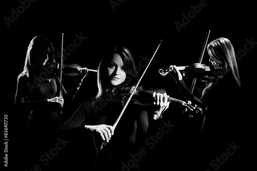 Tablou pe pânză Violin players