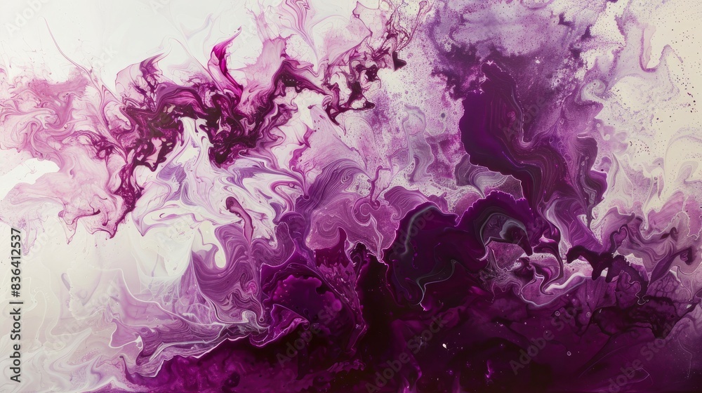 Mauve and ivory paint cascading, Ink Illusion, subtle brilliance arises from liquid veins, large format prints Mauve and ivory paint cascading, Ink Illusion, subtle brilliance arises from liquid veins, large format prints