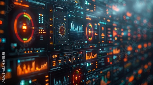 System for connecting report metrics to databases. Business strategy for finance, operations, sales, marketing. Finance data analytics graph.