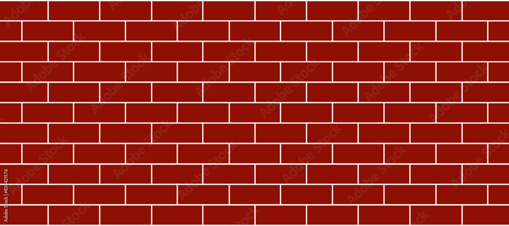 Obraz premium Red and white brick wall background