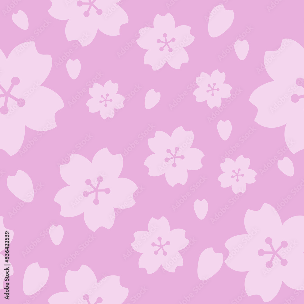 lilac cherry blossom seamless repeat pattern lilac cherry blossom seamless repeat pattern