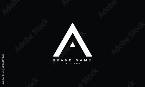 Abstract initial monogram letter alphabet logo design
