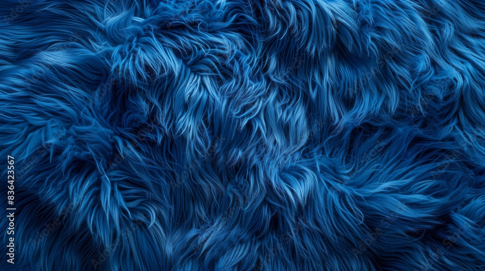 blue fur texture top view. blue sheepskin background. Fur pattern. Texture of blue shaggy fur. blue fur texture top view. blue sheepskin background. Fur pattern. Texture of blue shaggy fur.