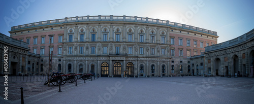 View of Stockholm with the royal palace photo