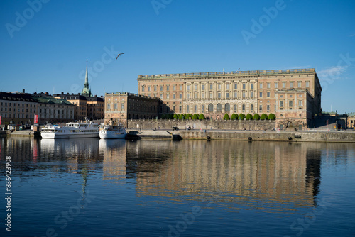 View of Stockholm with the royal palace photo