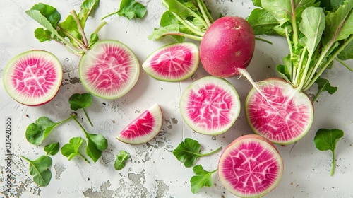 Watermelon radishes 