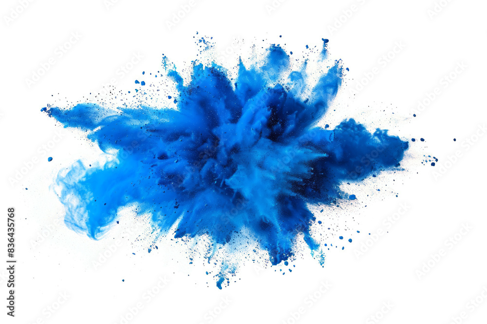 Color Explosion Isolated on Transparent Background Color Explosion Isolated on Transparent Background