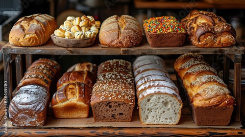 A Danish bakery displays fresh bread in Amsterdam, The Netherlands - May 20, 2015