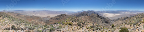 Panorama Looking Over Eureka And Death Valley From Sandy Point