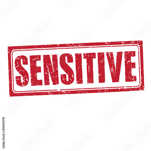 Sensitive Stamp Vector