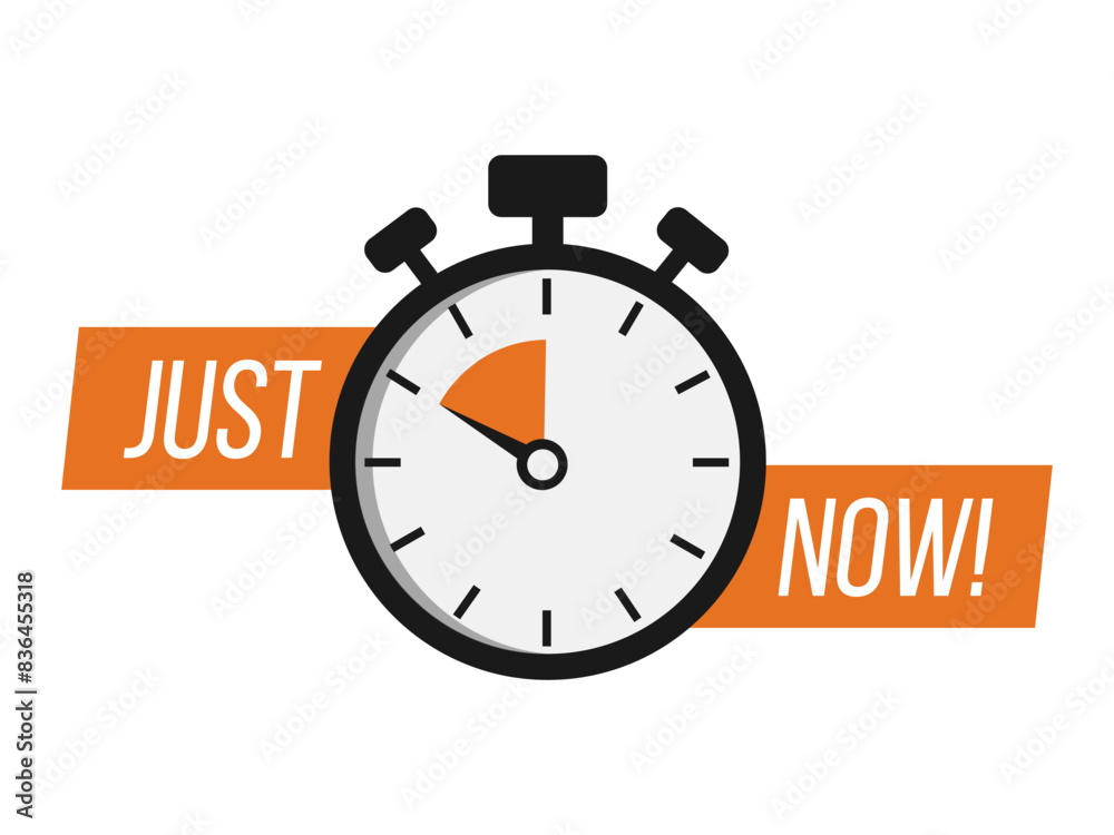 Limited offer. Sale countdown badge. Limited time only discount promotion. Vector illustration Limited offer. Sale countdown badge. Limited time only discount promotion. Vector illustration