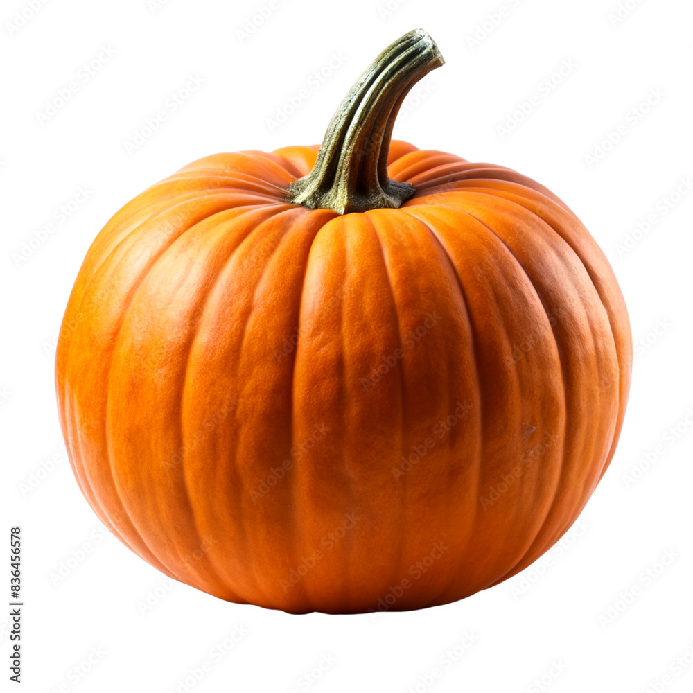 Obraz premium Pumpkin isolated on transparent background - Generative AI 