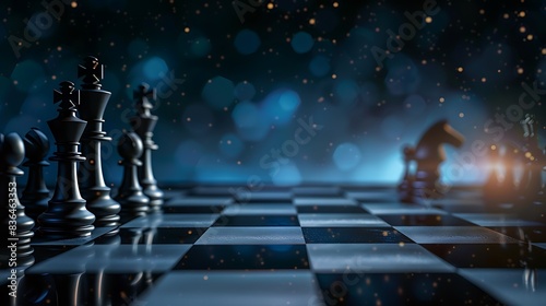 strategy, chess, game, competition, piece, play, king, sport, pawn, intelligence, knight, queen, checkmate, chessboard, concept, challenge, battle, banner, day, poster, success, illustration, white, b photo