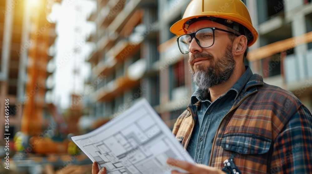 Professional architect and worker reviewing spacecraft blueprints, ensuring compliance with advanced design standards. Professional architect and worker reviewing spacecraft blueprints, ensuring compliance with advanced design standards.
