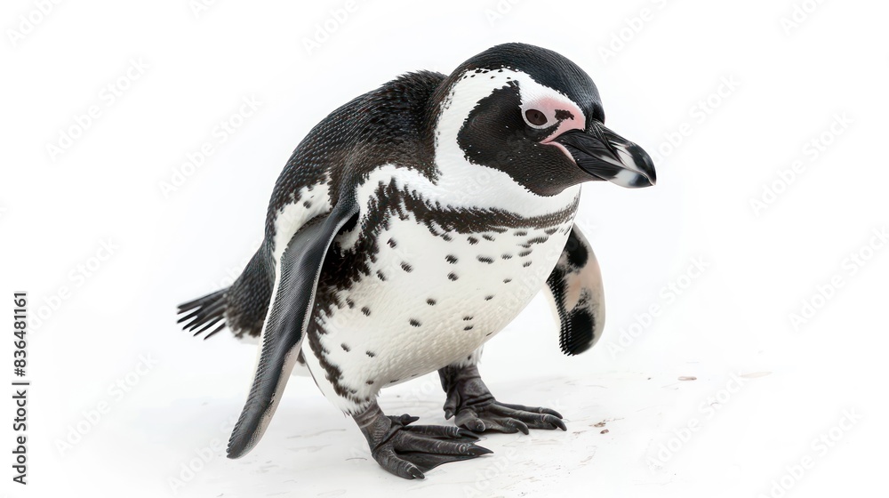 African Penguin on white background African Penguin on white background