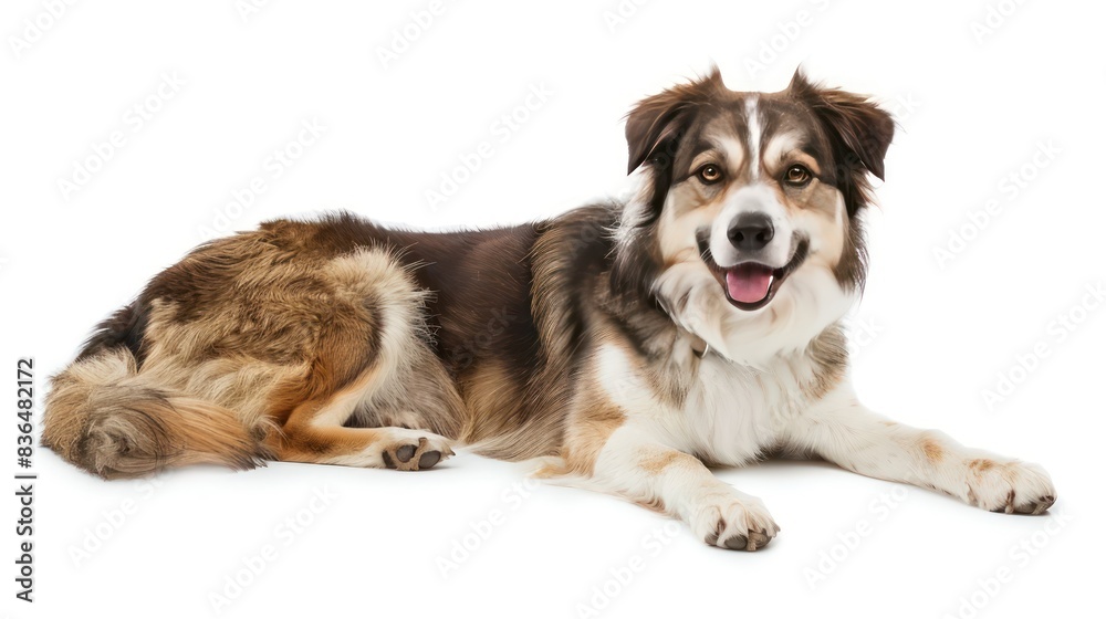 Fototapeta premium Aidi on white background 