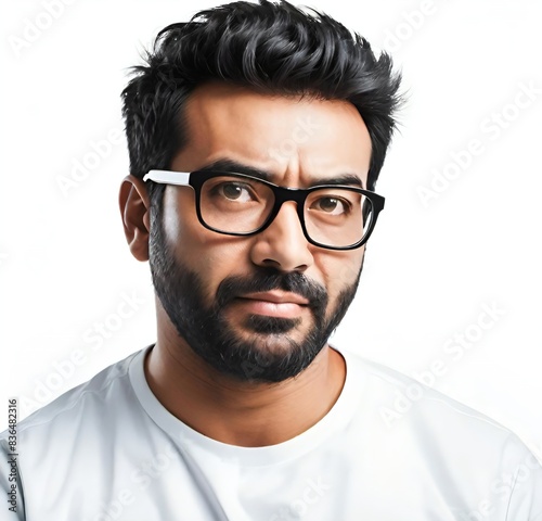 man with glasses, people, expression, guy, business, businessman, smiling, handsome, hair, fashion, funny, beard, model photo