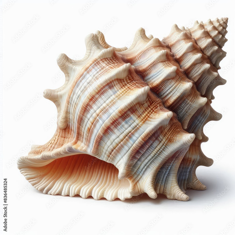 Seashell isolated on a white background Seashell isolated on a white background