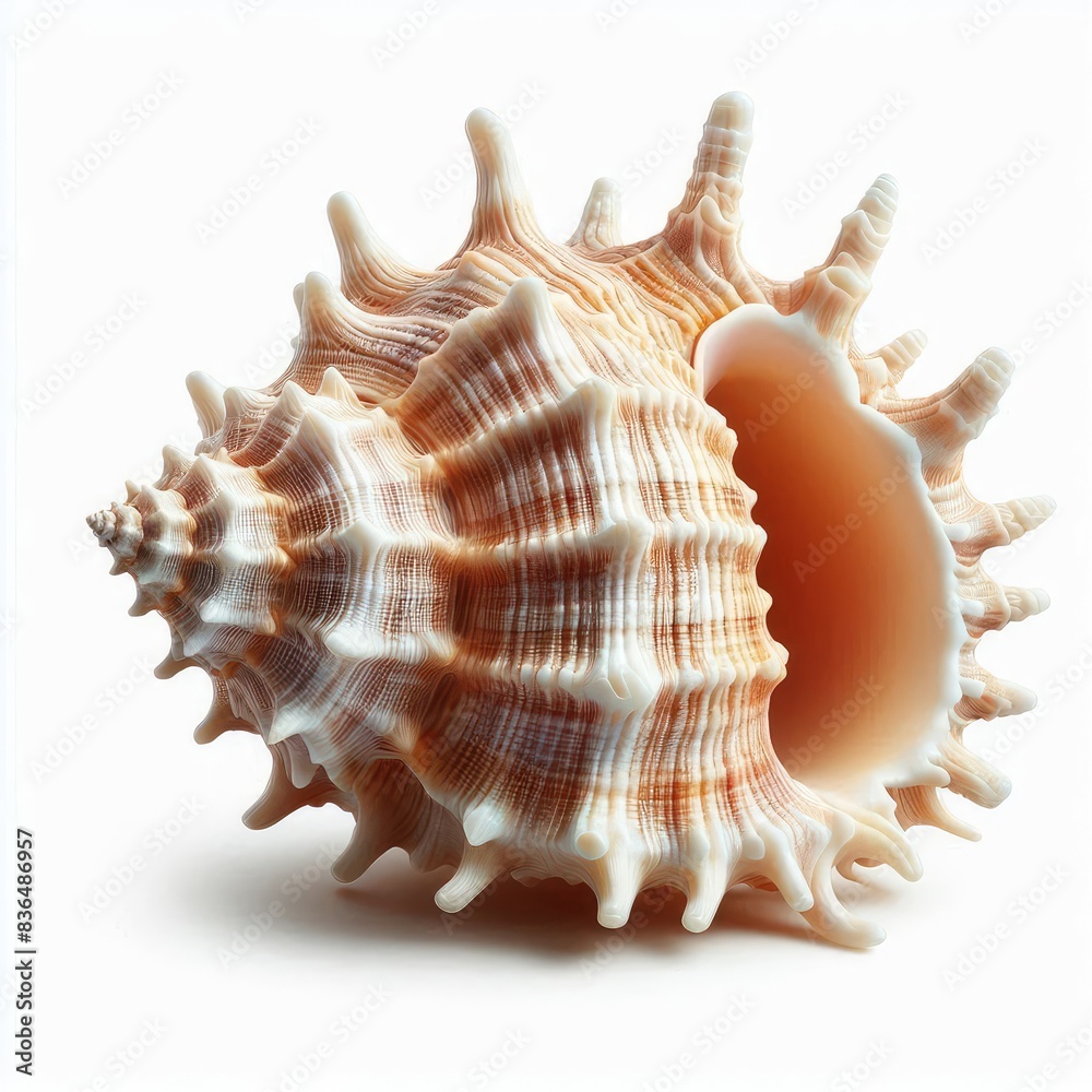 Seashell isolated on a white background Seashell isolated on a white background