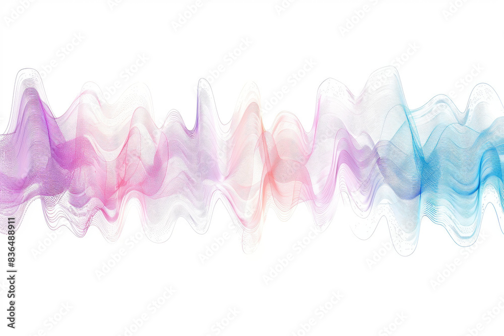A colorful wave with pink, blue, and purple colors A colorful wave with pink, blue, and purple colors