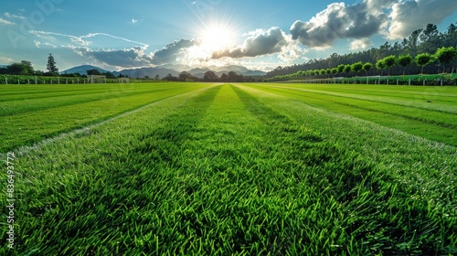 The Lush Green Soccer Field