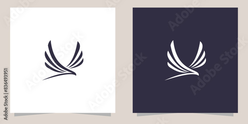 eagle logo design vector