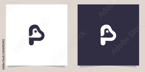 pet shop logo design vector