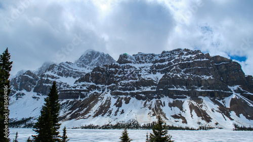 snow covered mountain landscape