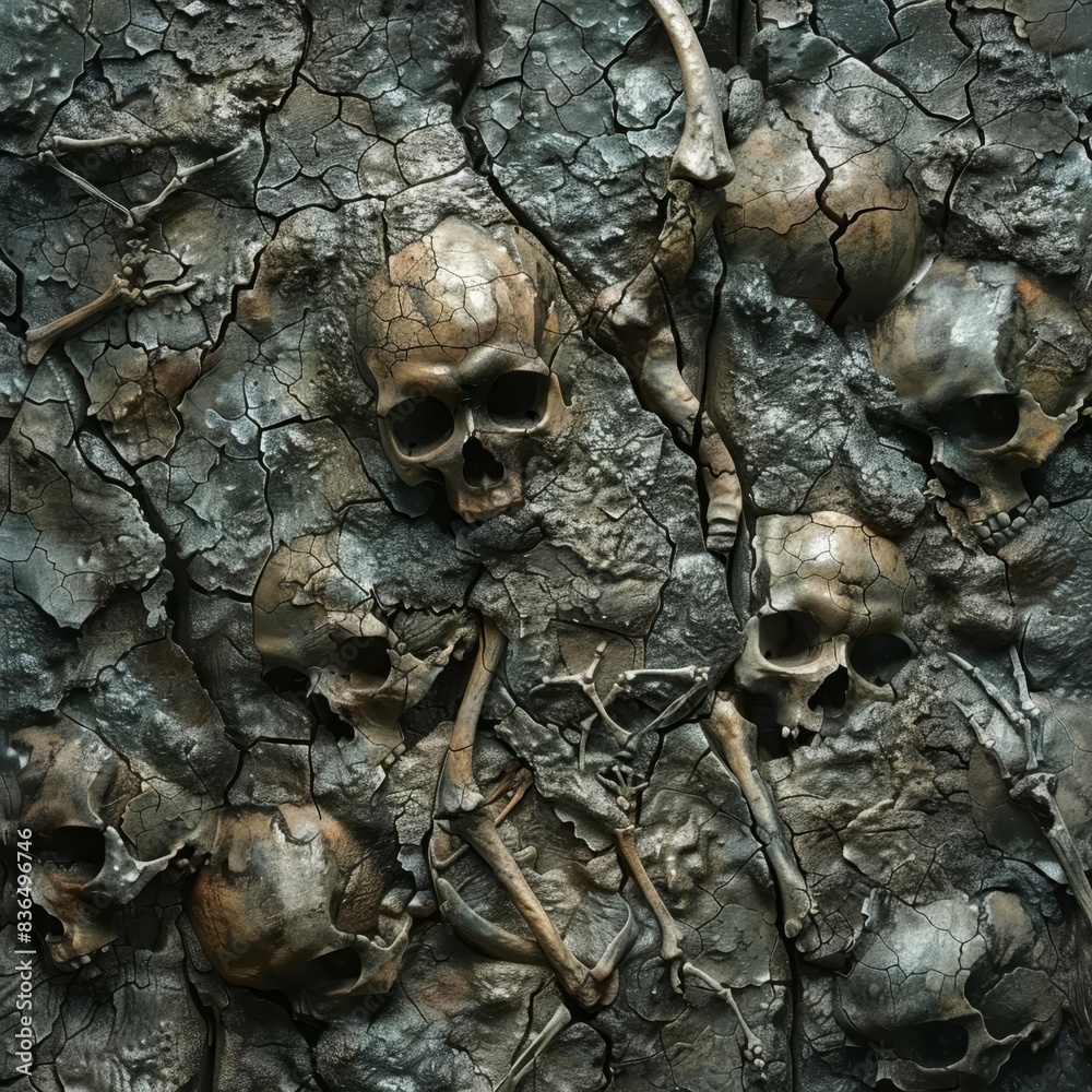 Detailed bone illustrations with realistic textures and intricate details on a highquality background. Detailed bone illustrations with realistic textures and intricate details on a highquality background.