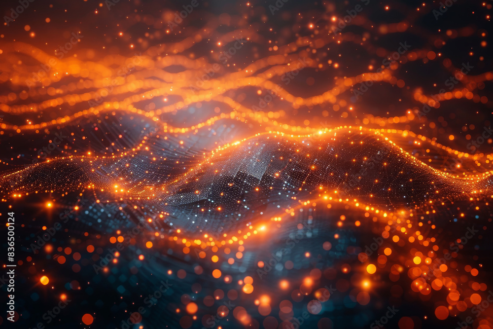 Digital background for tech, AI, neural networks, data, audio, graphics Digital background for tech, AI, neural networks, data, audio, graphics