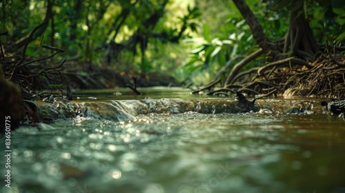 Jungle vines flowing   