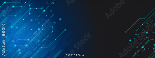 Technology, science, biotechnology, bigdata, and futuristic background