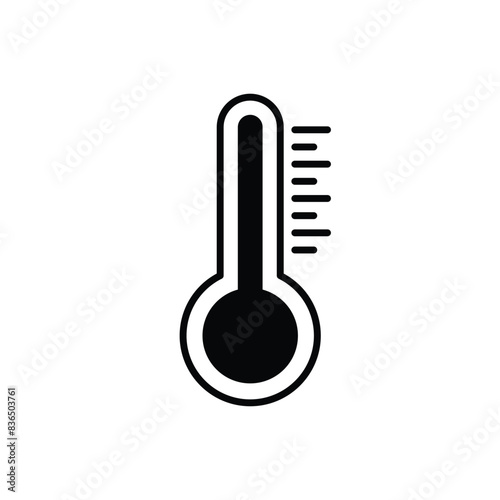 thermometer icon vector design isolated on white background