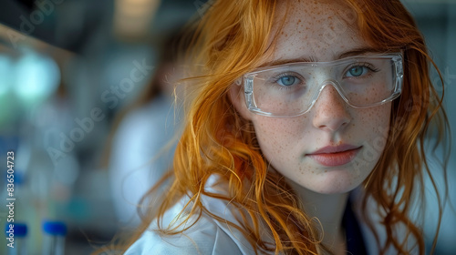 Science Lab Experiment: Students Conducting Experiments in Lab © Nicolas