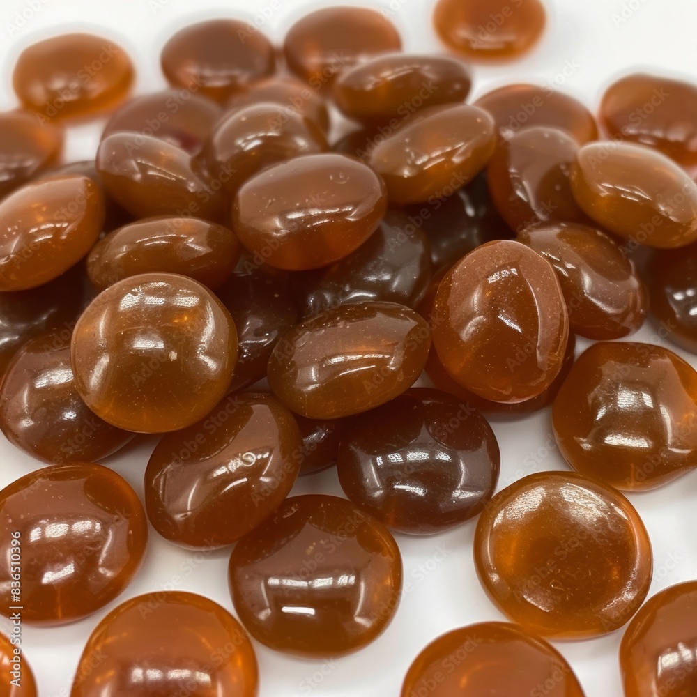 brown round gummies background brown round gummies background