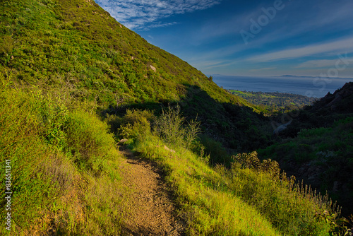 Hiking on the Buena Vista trail in Montecito California