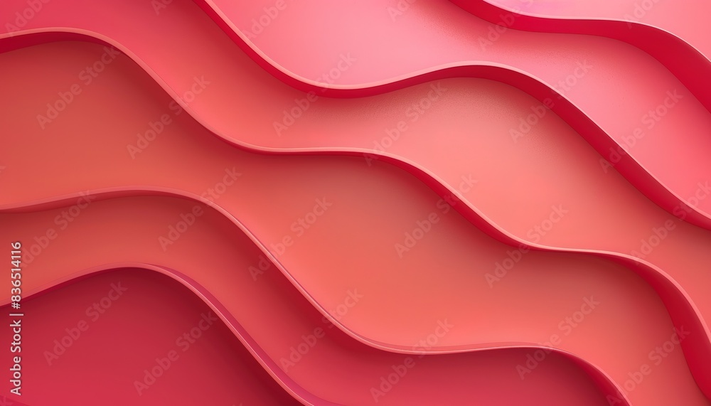 3D wavy simple Light Red Background 3D wavy simple Light Red Background