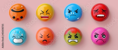 emoji emotions pack, very expressive and funny  © Dekastro
