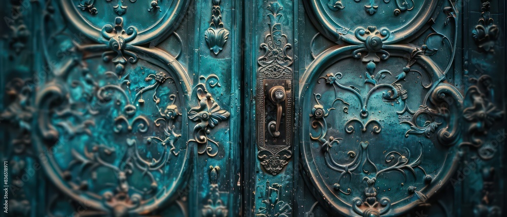 old door wallpaper with nice wood texture and metal details old door wallpaper with nice wood texture and metal details