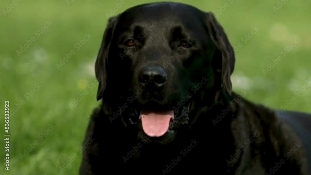 black beautiful dog in the grass, black dog portrait, black dog retriever, black puppy, retriever dog. black beautiful dog in the grass, black dog portrait, black dog retriever, black puppy, retriever dog.