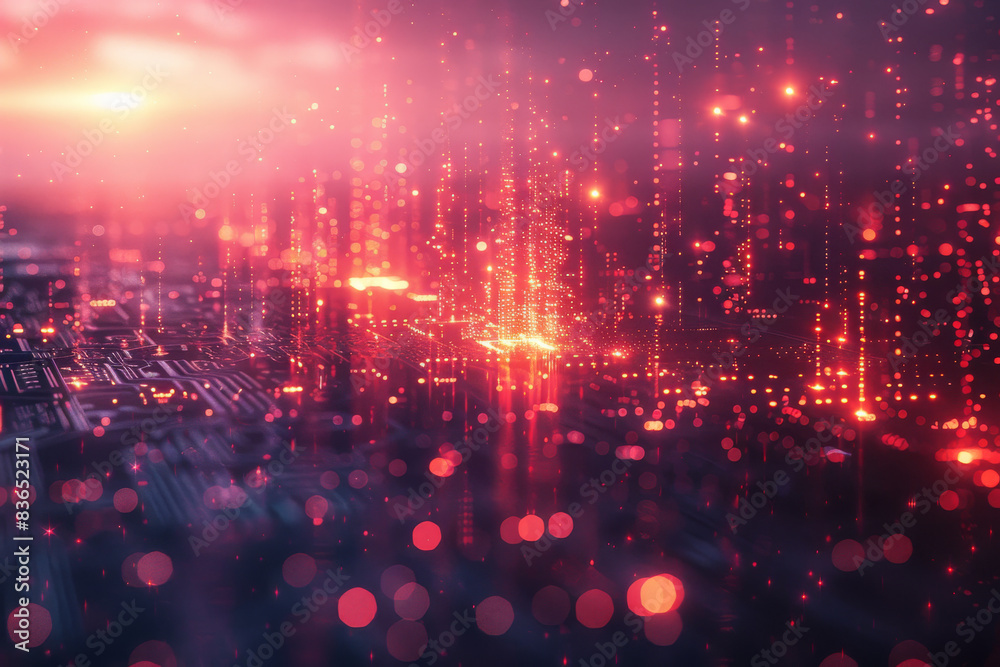 Digital background for tech, AI, neural networks, data, audio, graphics Digital background for tech, AI, neural networks, data, audio, graphics