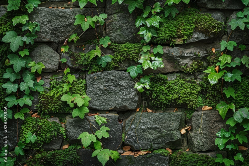 A textured background featuring a moss-covered wall with rocks and leaves scattered along its sides, creating a natural and rustic ambiance.
A textured background featuring a moss-covered wall with rocks and leaves scattered along its sides, creating a natural and rustic ambiance.